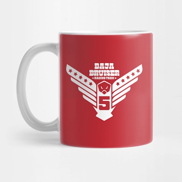 1974 - Baja Bruiser (Eagle Design - White on Red) by jepegdesign